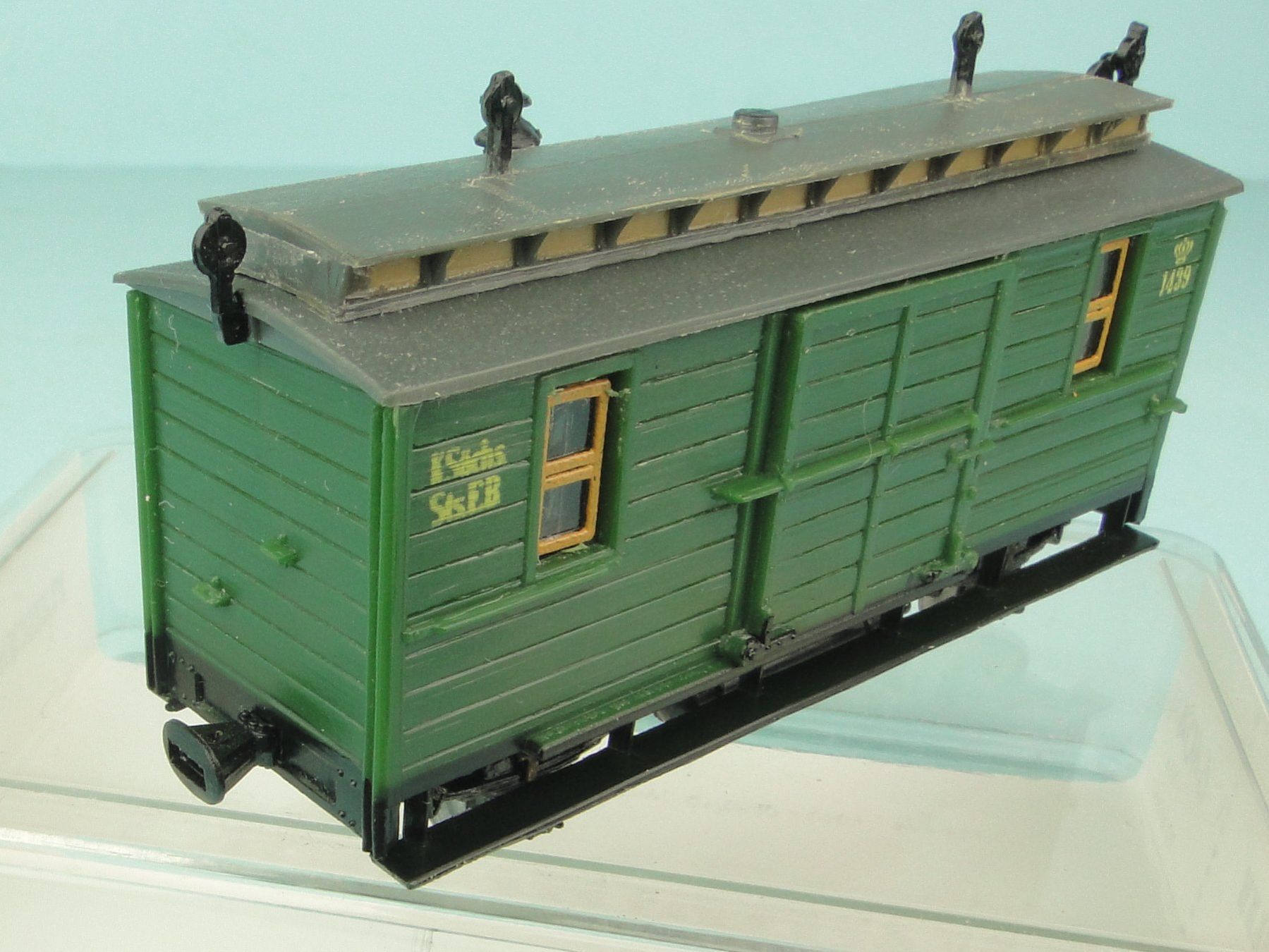 Egger-Bahn Modellini di ferrovie: Technomodell/Antiquar H0e K.S.Sts Güterwagen – Usato da Bülach venduto da cann11 1