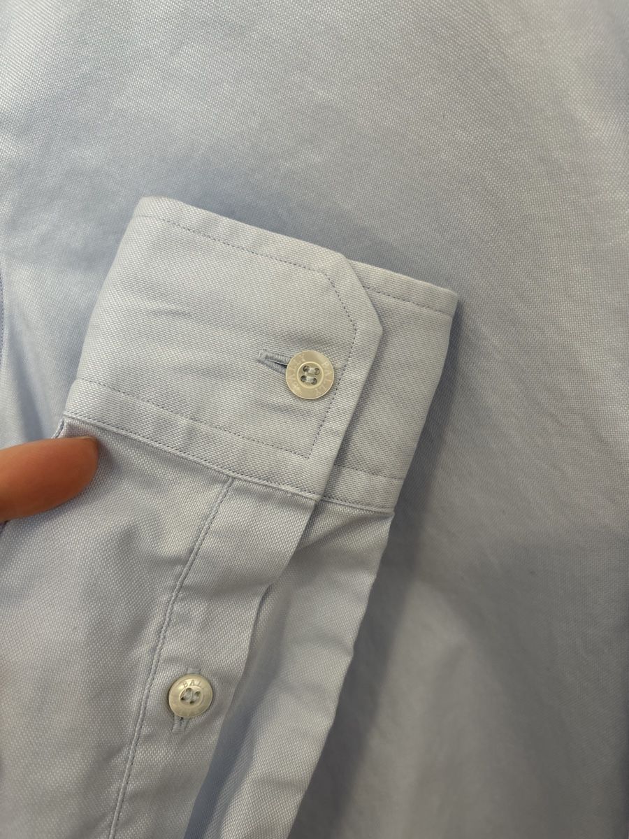Bally Blusen: BALLY Collarless Shirt Light Blue sz34 – Neu (gemäss Beschreibung) aus Genève von TreasureChest 2