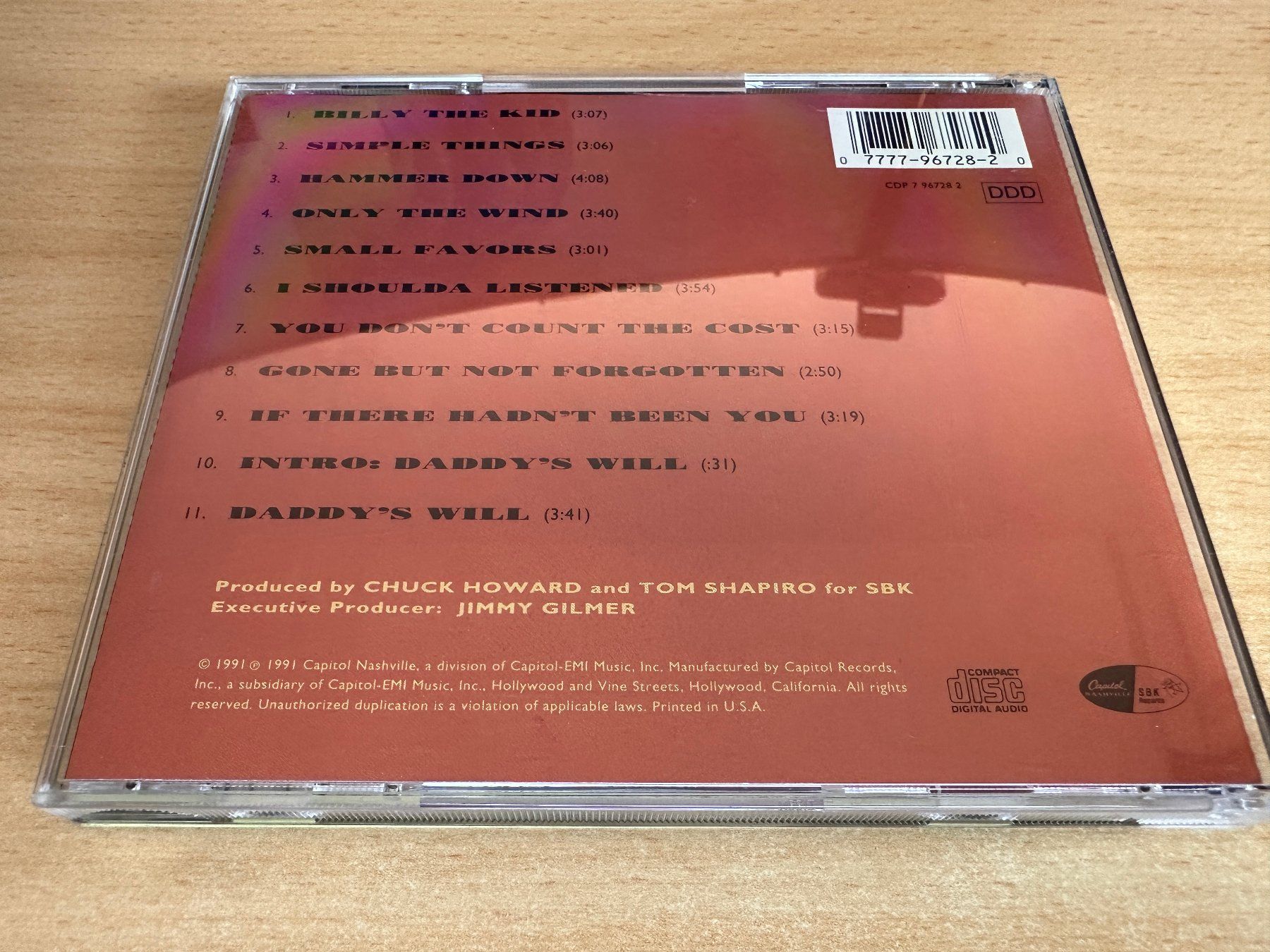 CD: Billy Dean – Billy Dean – Usato da Rikon im Tösstal venduto da Alpenmutz 1