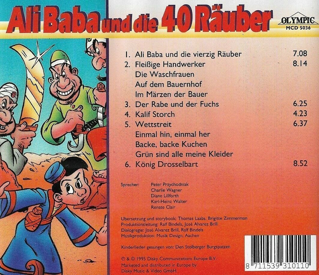 CD: Ali Baba und die 40 Räuber – Usato da St. Gallen venduto da elk2021 2