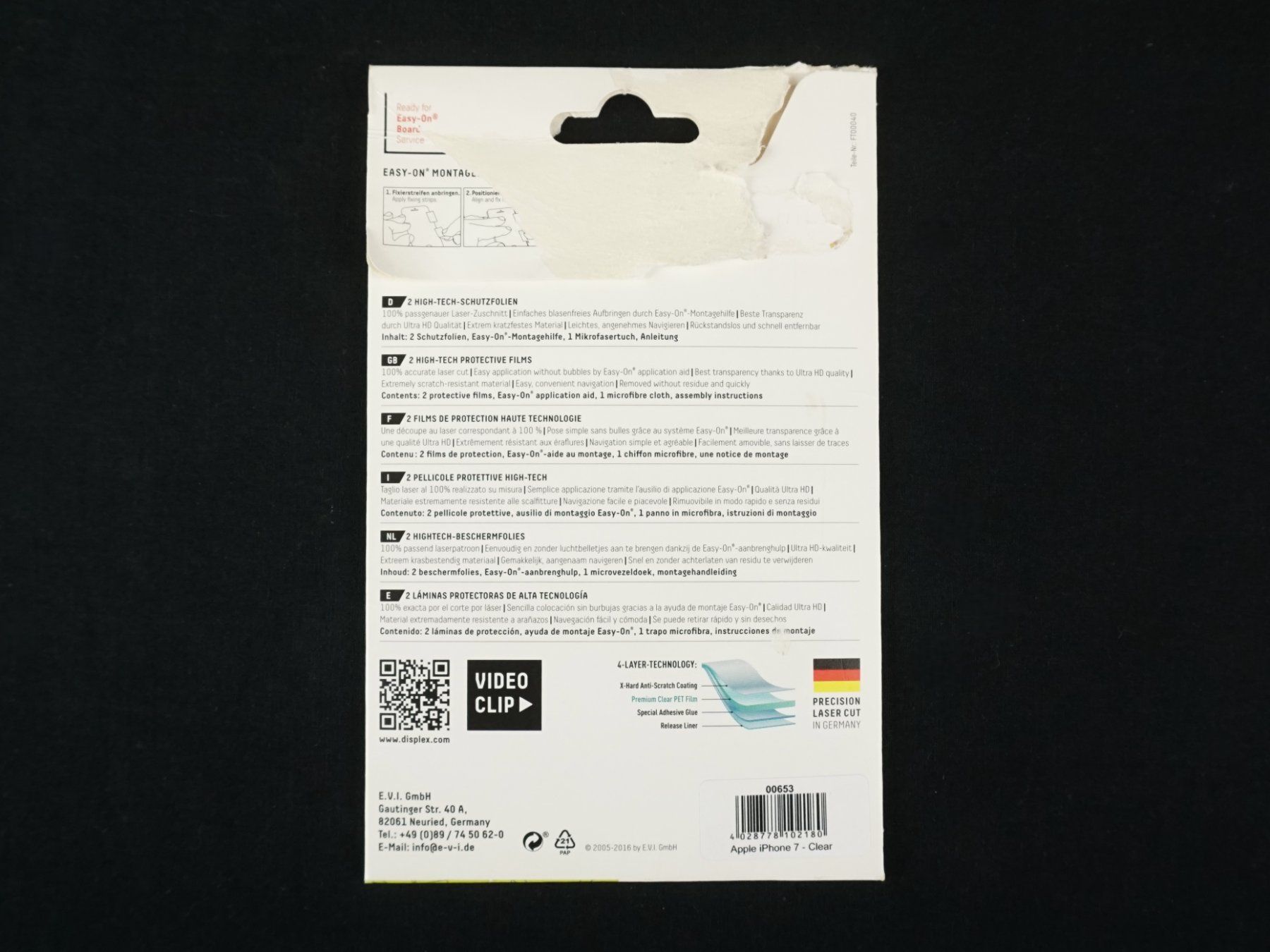 Ritocchi & pellicole di protezione: Screen Protector (2 Stk. IPhone 7 und IPhone 4/4s) – Usato da Pratteln venduto da Restwert_Pratteln 3