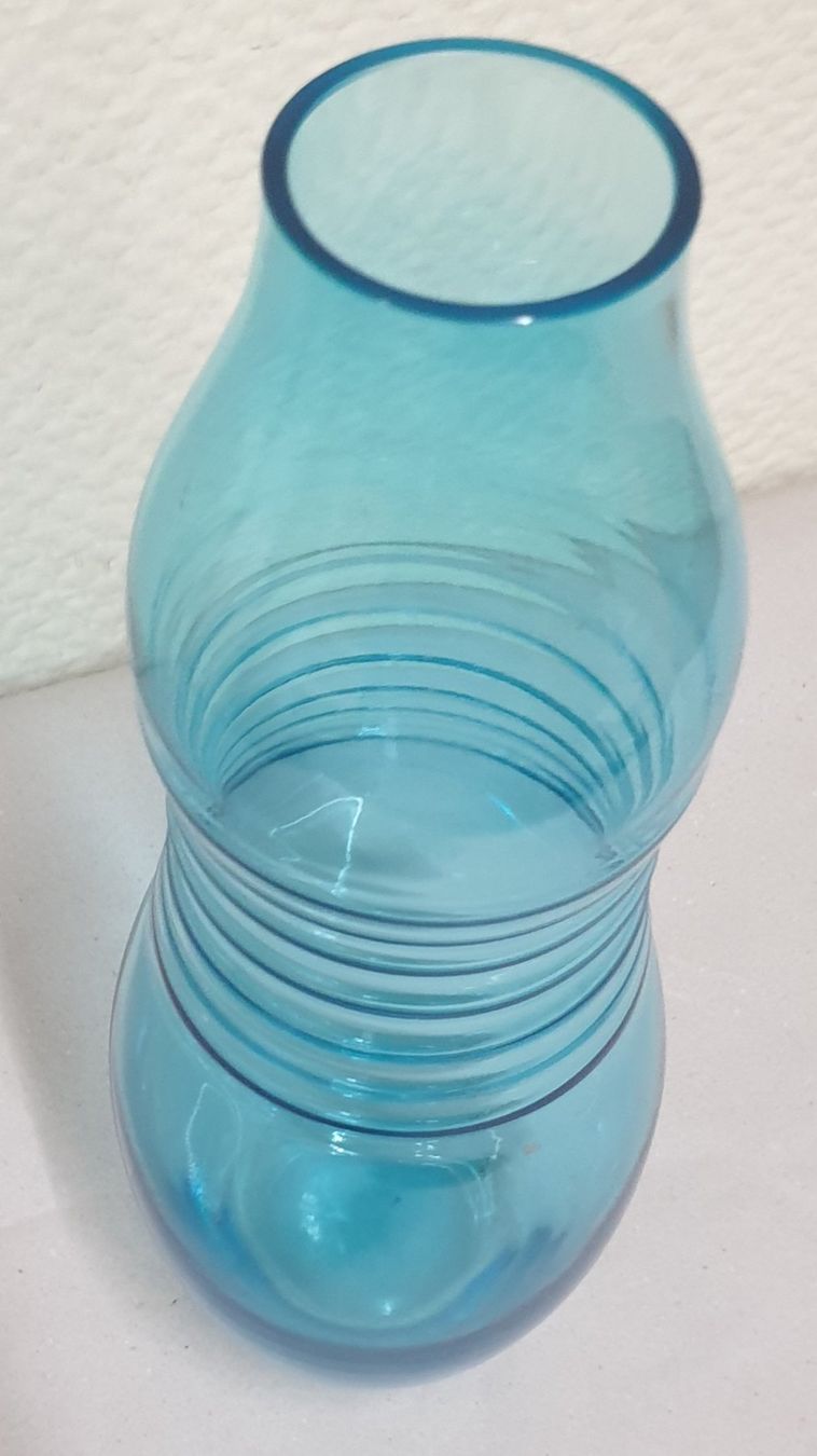 Villeroy & Boch Vasi & Recipienti: Blaue Vase Glasvase Villeroy & Boch – Usato da Emmen venduto da magelan 1