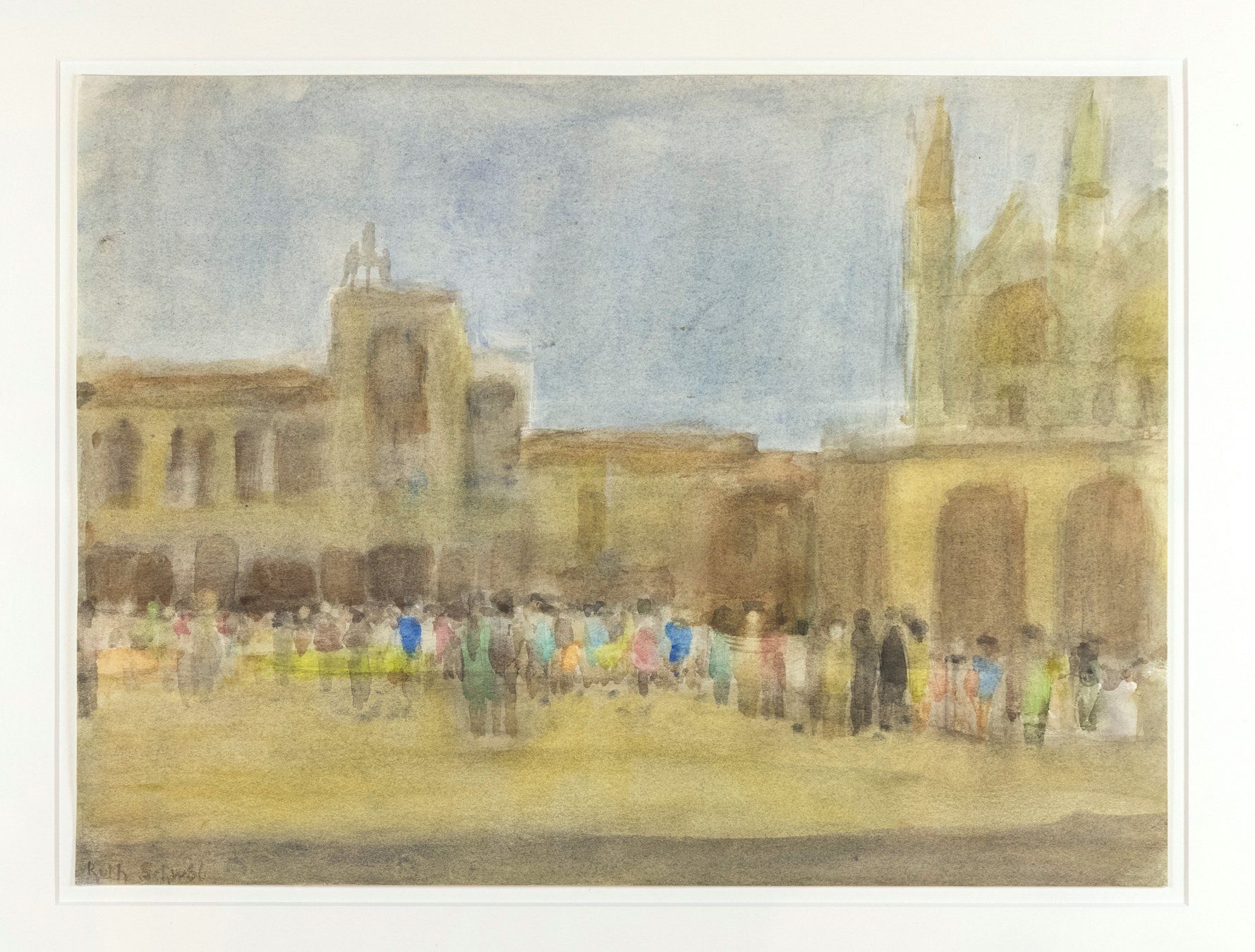 Dipinti: Aquarell von Ruth Schwob - Bloch, Bern – Usato da Masein venduto da KunstvonFrauen 1