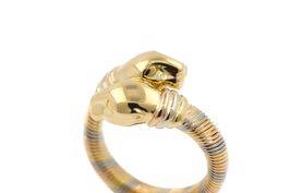 CARTIER Cougar Panther Ring NEU Gr. 54 18K Gelbgold *S3418
