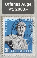 3938B) 261w.Pf, Abart offenes Auge Vollstempel Kt. 1500.-