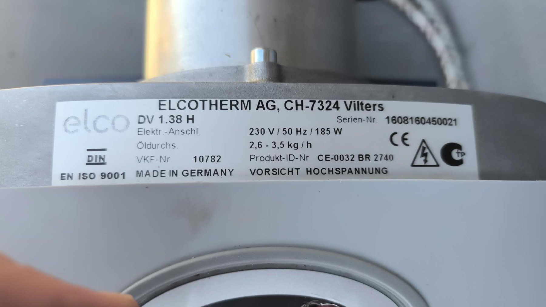 Heizgeräte: Bruleur ELCO – Gebraucht aus Vuisternens en Ogoz von rad_gj5p 1