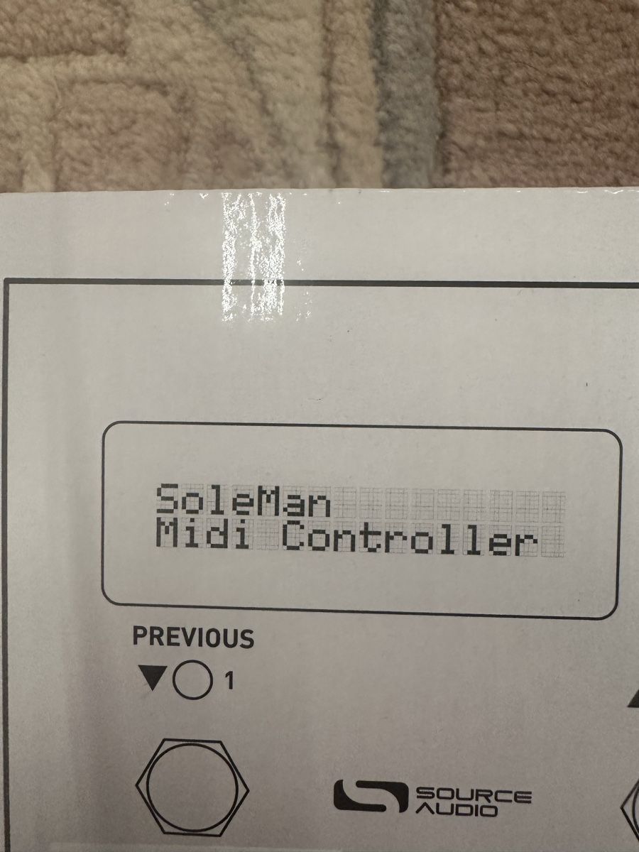 Steuerung: Source Audio Soleman Midi Controller - Neuwertig! – Neu (gemäss Beschreibung) aus Tschierv von Screamingwolfguitars 3