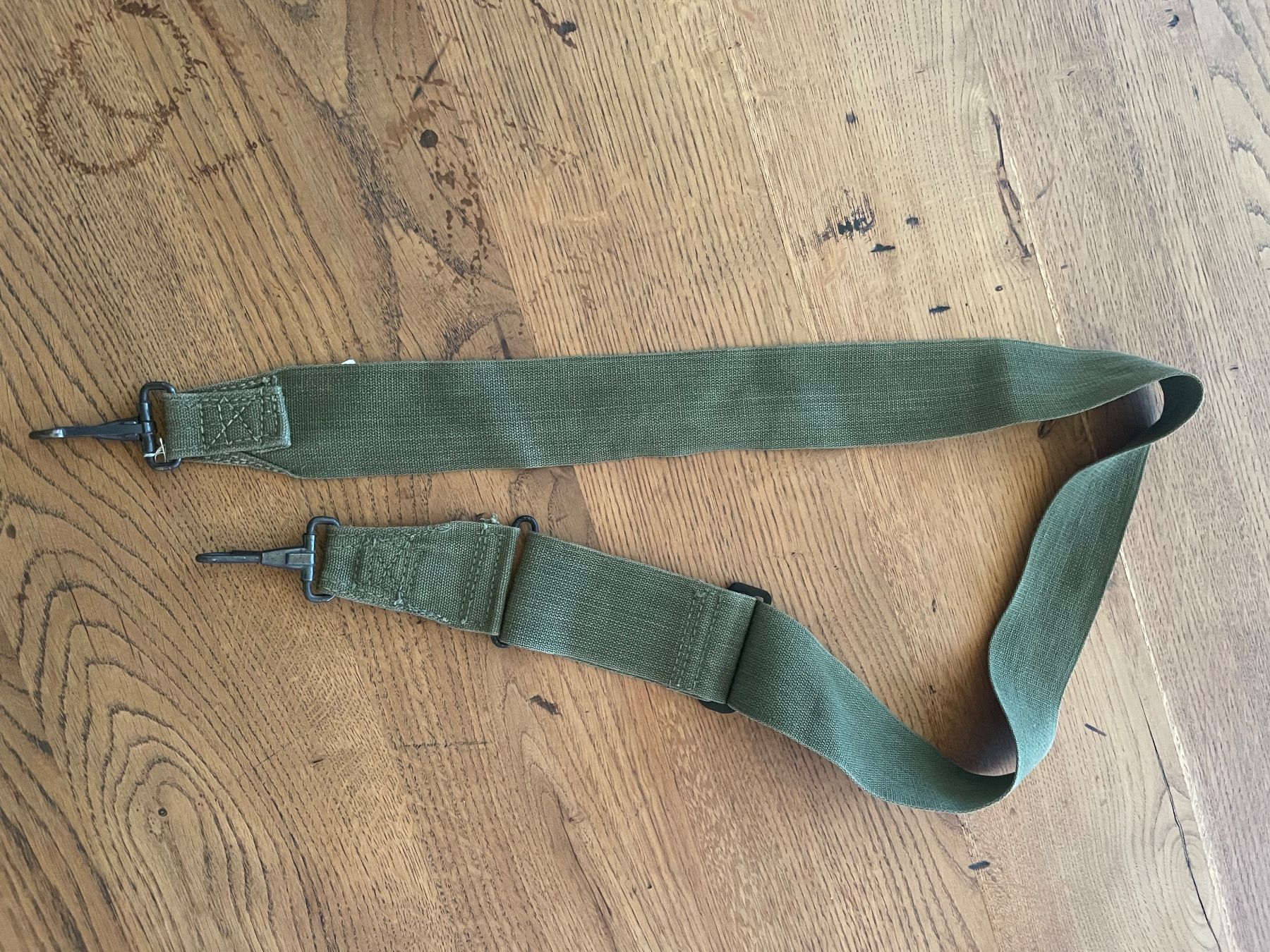 US Army Uniformi: Original WW2 us Army General Purpose Strap – Usato da Oberbütschel venduto da Woodie2005