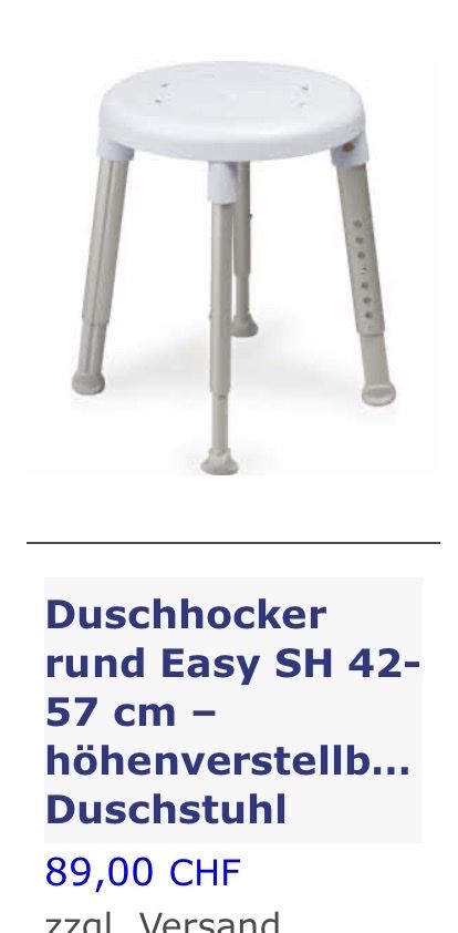 Docce: Duschhocker  – Usato da Dietikon venduto da Tdaf33 3
