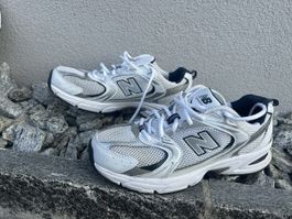New Balance 530 SG Weiss Silber Grösse 43