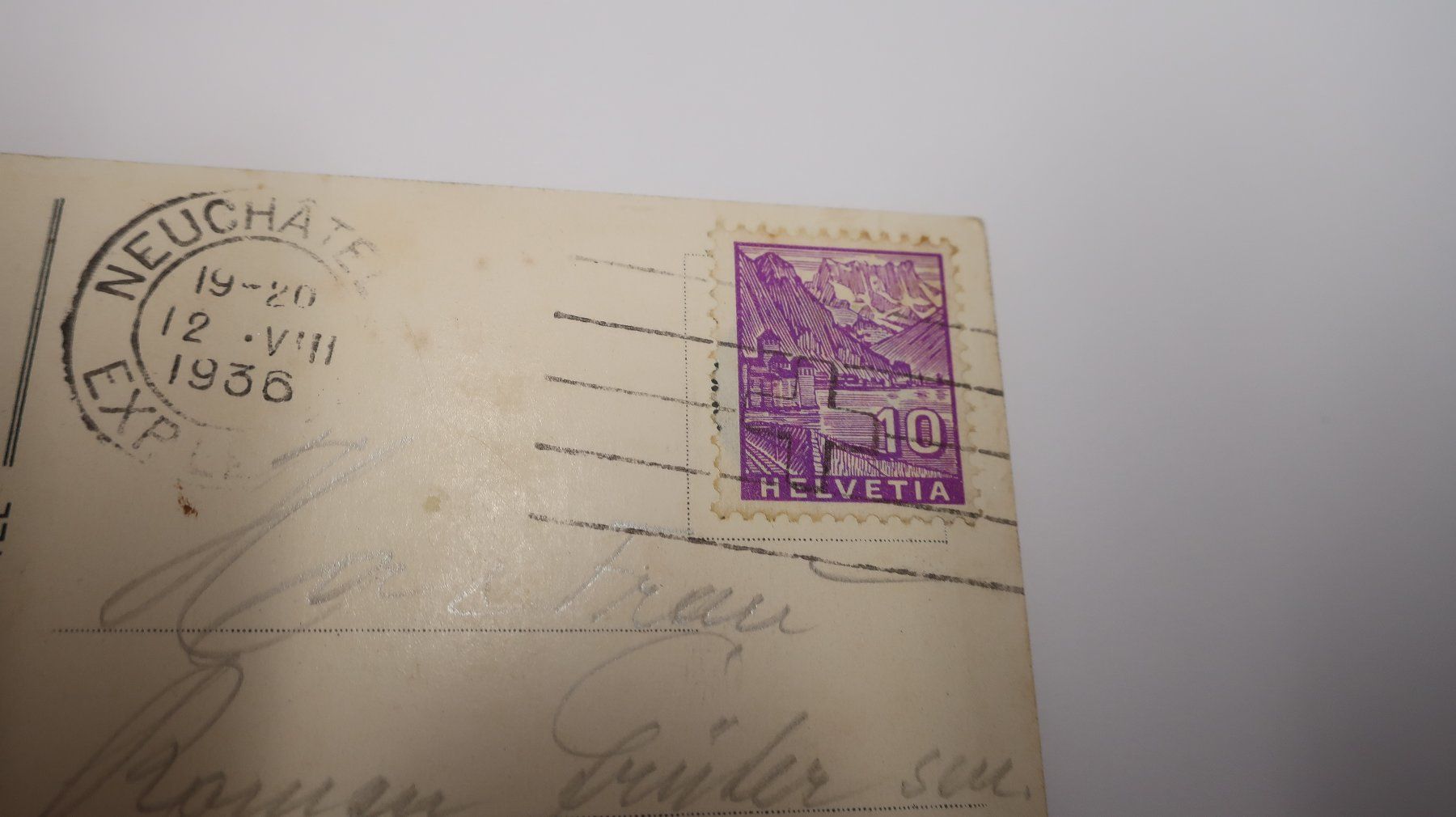 Cartoline postali: Neuchâtel Le Château  1936 – Usato da Cormoret venduto da Pascalll2001 4