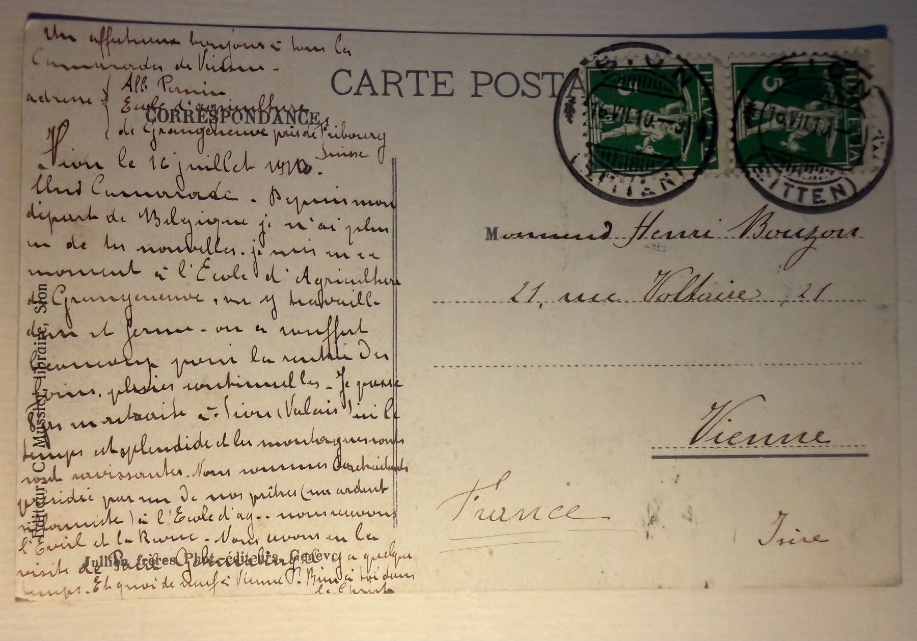 Cartes postales: SION - Generalansicht  - Ansichtskarte – D'occasion à Tegerfelden par siebenmacky 1