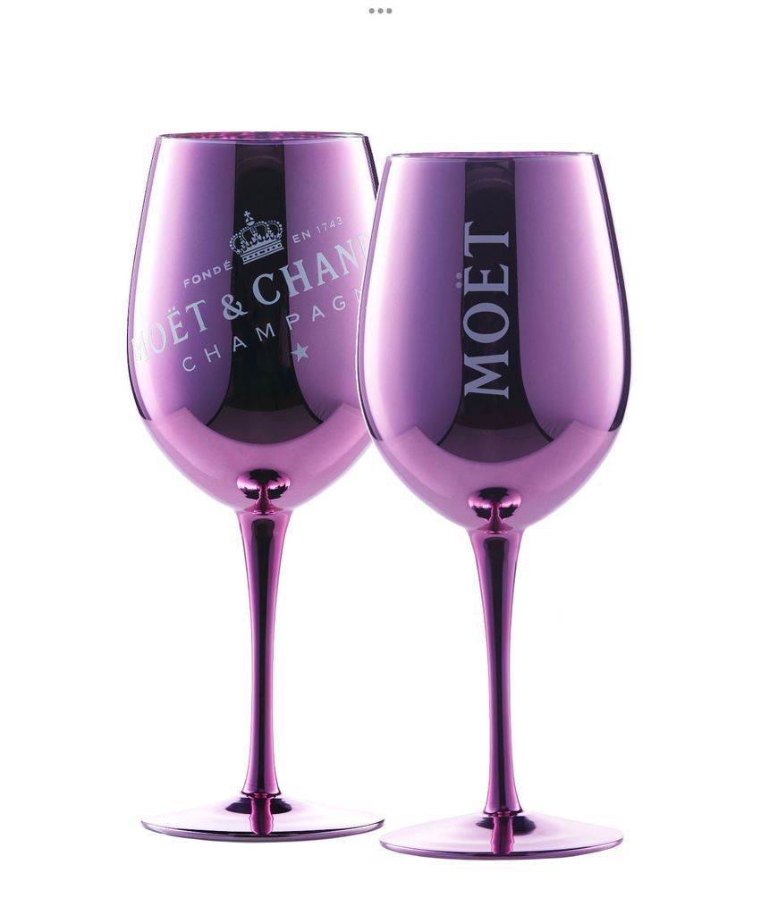 Gläser: 3 Original pink MOET Gläser (Glas) – Neu (gemäss Beschreibung) aus Zürich von Ramo77ZH