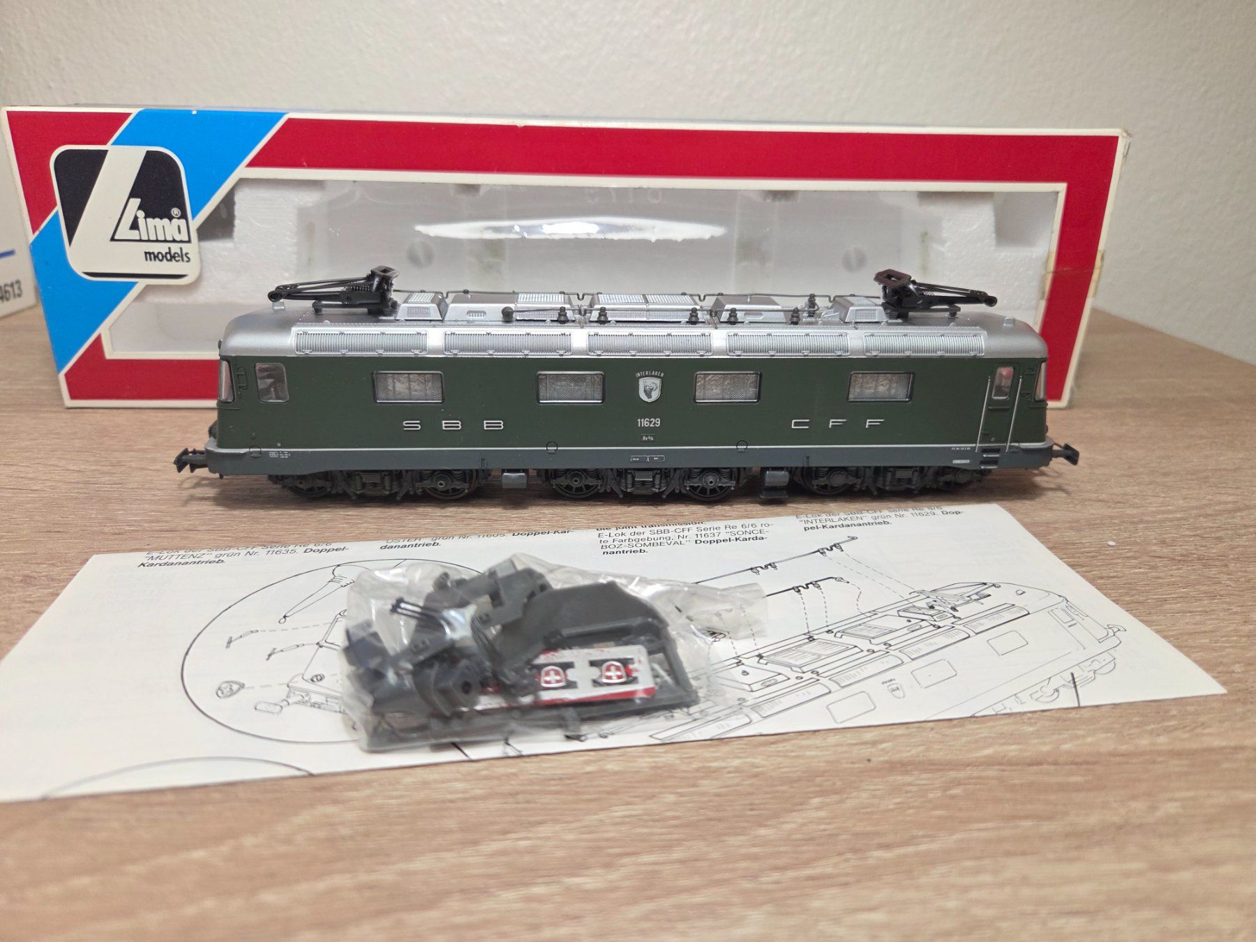 Lima Modellini di ferrovie: Lima 208184 E-Lok Re 6/6 SBB H0 – Usato da St-Aubin-Sauges venduto da Lo_Go 6