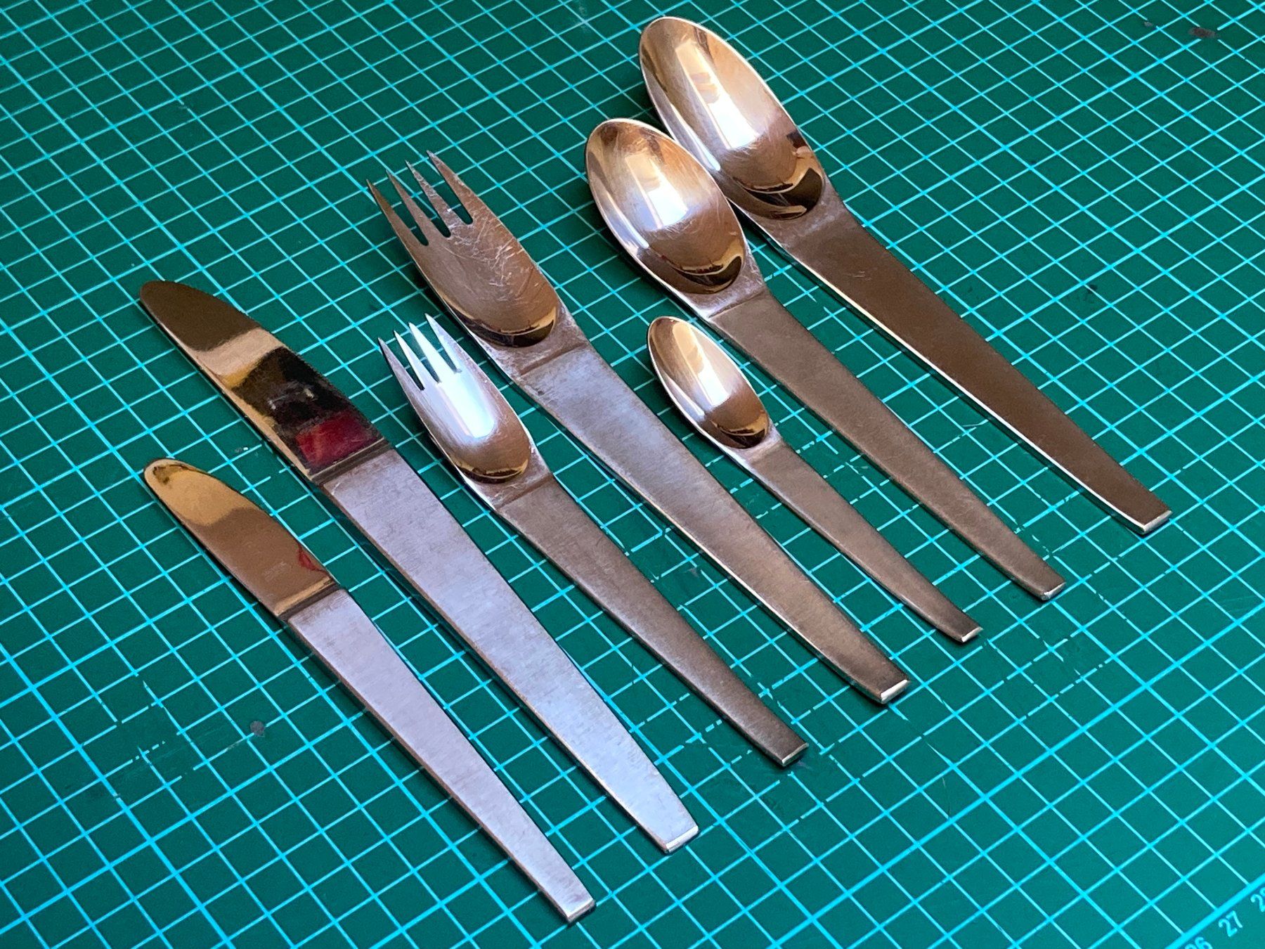 Set di posate: 7 couverts Carl Aubock / Amboss / 2060 Maestro / Flatware – Usato da Froideville venduto da EL.YACHT.Okaz