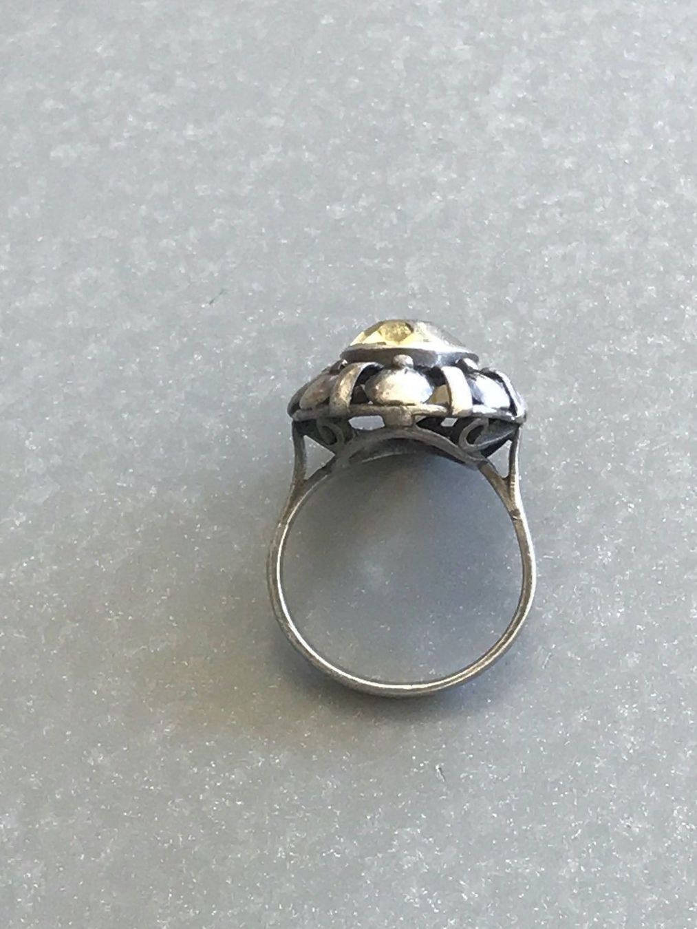 Ringe: XXL BIEDERMEIER CITRIN Silber Ring Rg53 – Gebraucht aus Basel von gretchen03 7