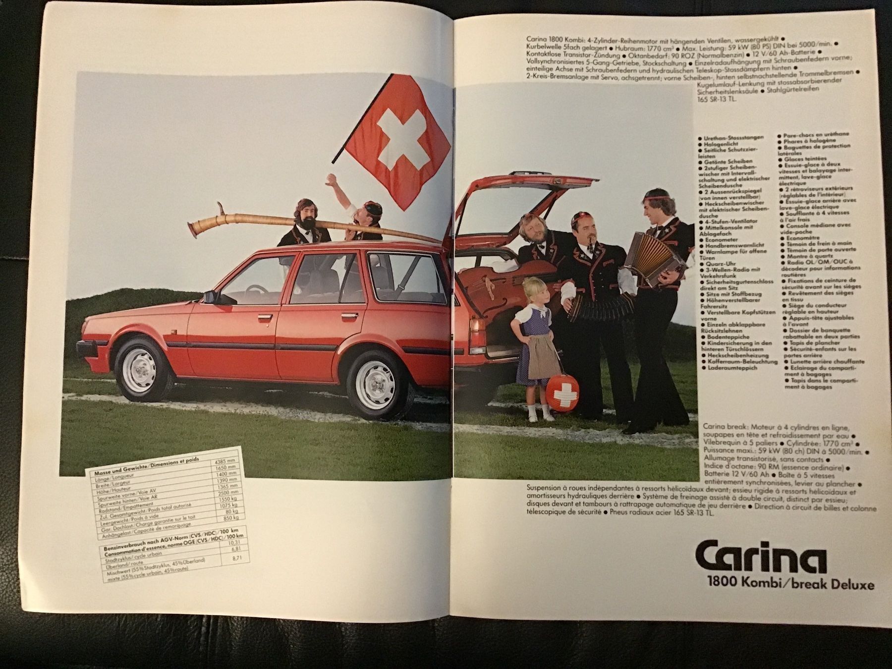 Toyota Documenti: Toyota Programm Verkaufsprospekt 1984 – Usato da Scherzingen venduto da Starseller62 4