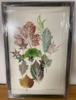 Herbstliches Blätterbild von Renata Sawyer, gerahmt! 36x54cm