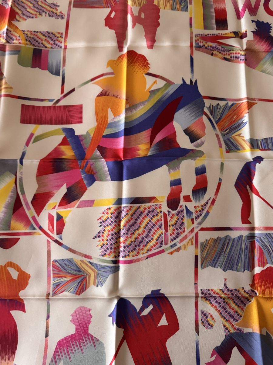 Hermès Foulard & Sciarpe: Hermès carré 90 Marble WoW  – Nuovo e nell'imballaggio originale da Genève venduto da Allisgood 4
