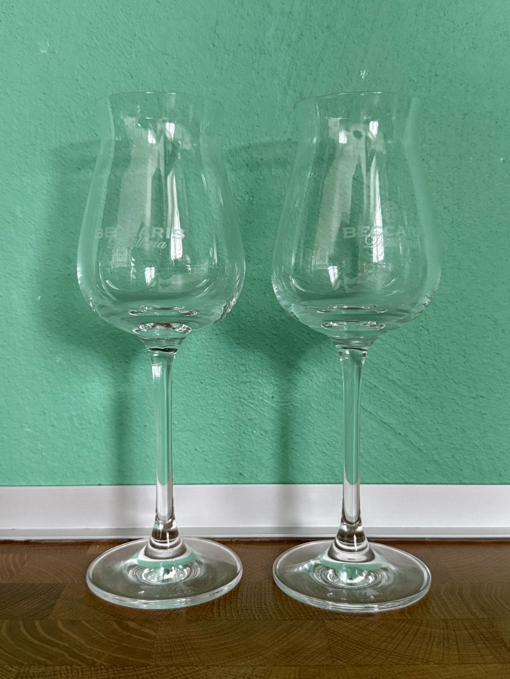 Gläser: ORIGINAL  BECCARIS  GRAPPA  GLAS  DIGESTIF  GLÄSER   2 STÜCK – Gebraucht aus Subingen von ArtBead