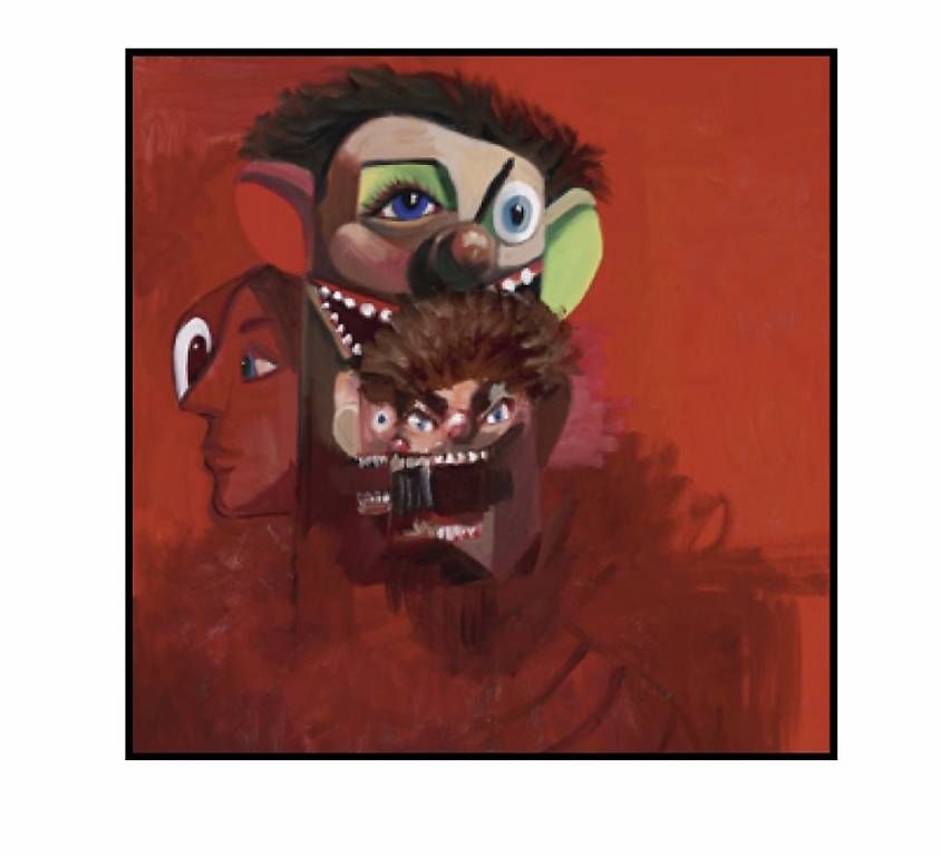 Foto & Immagini: GEORGE CONDO 70x70 auf Leinwand – Usato da Rüti ZH venduto da cash1313 3