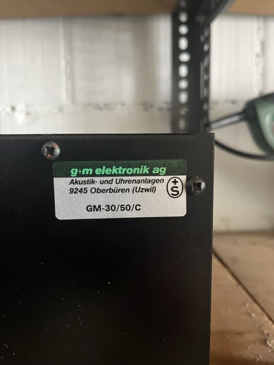 Console di mixaggio: G+M Elektronik Verstärker Programmierbar Gebraucht – Usato da Widnau venduto da bogi012 2