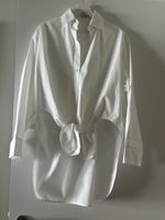 Loewe oversized Bluse Gr. 34 XS/S weiss Popelin wie neu! 