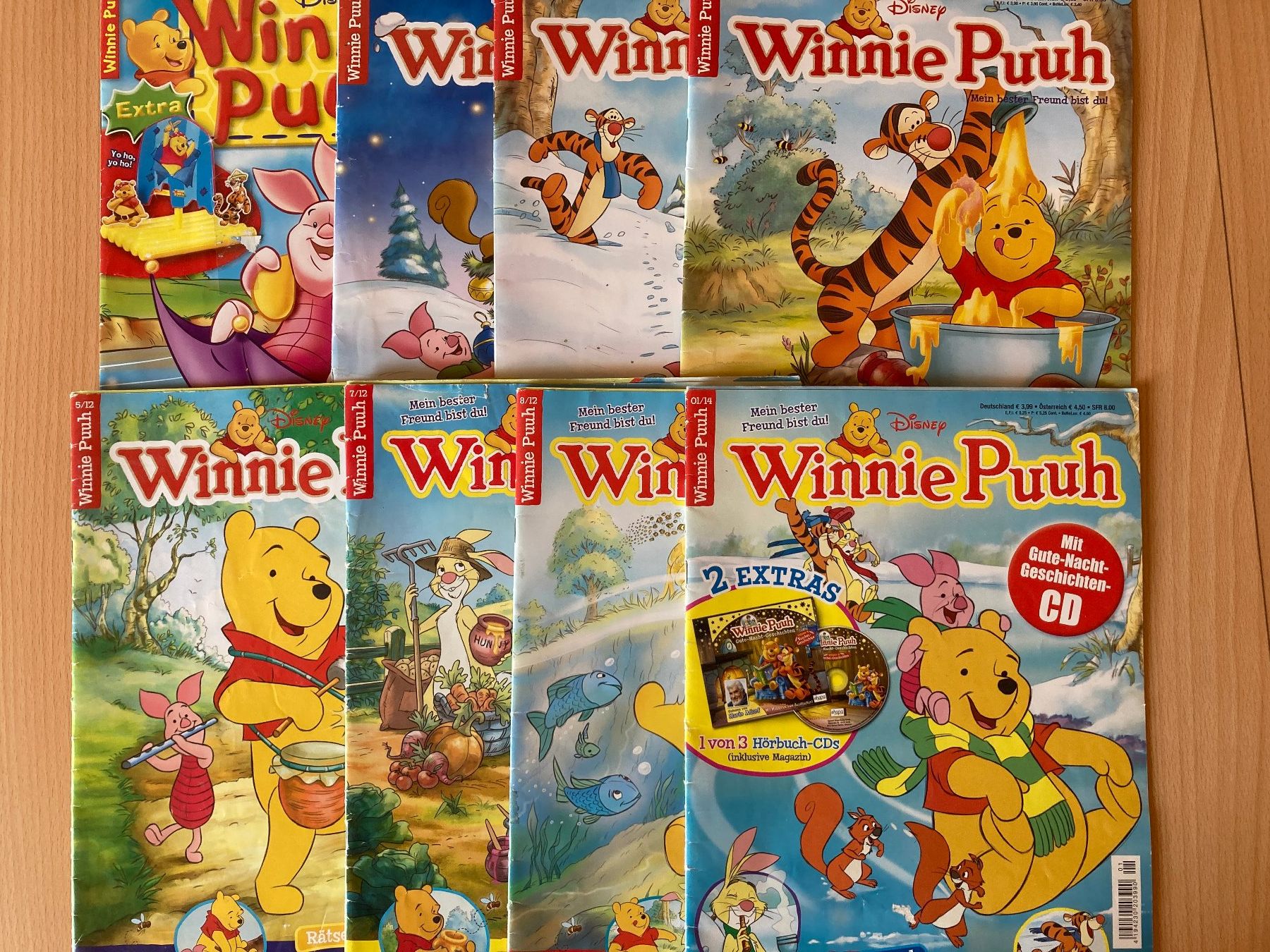 Riviste & Magazine: 8 Hefte Winnie Puuh – Usato da Lütisburg venduto da wiesenpippau