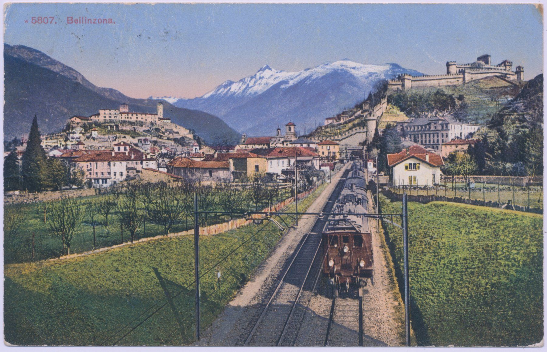 Cartoline postali: Bellinzona Treno Zug – Usato da Lützelflüh-Goldbach venduto da blauerkranich