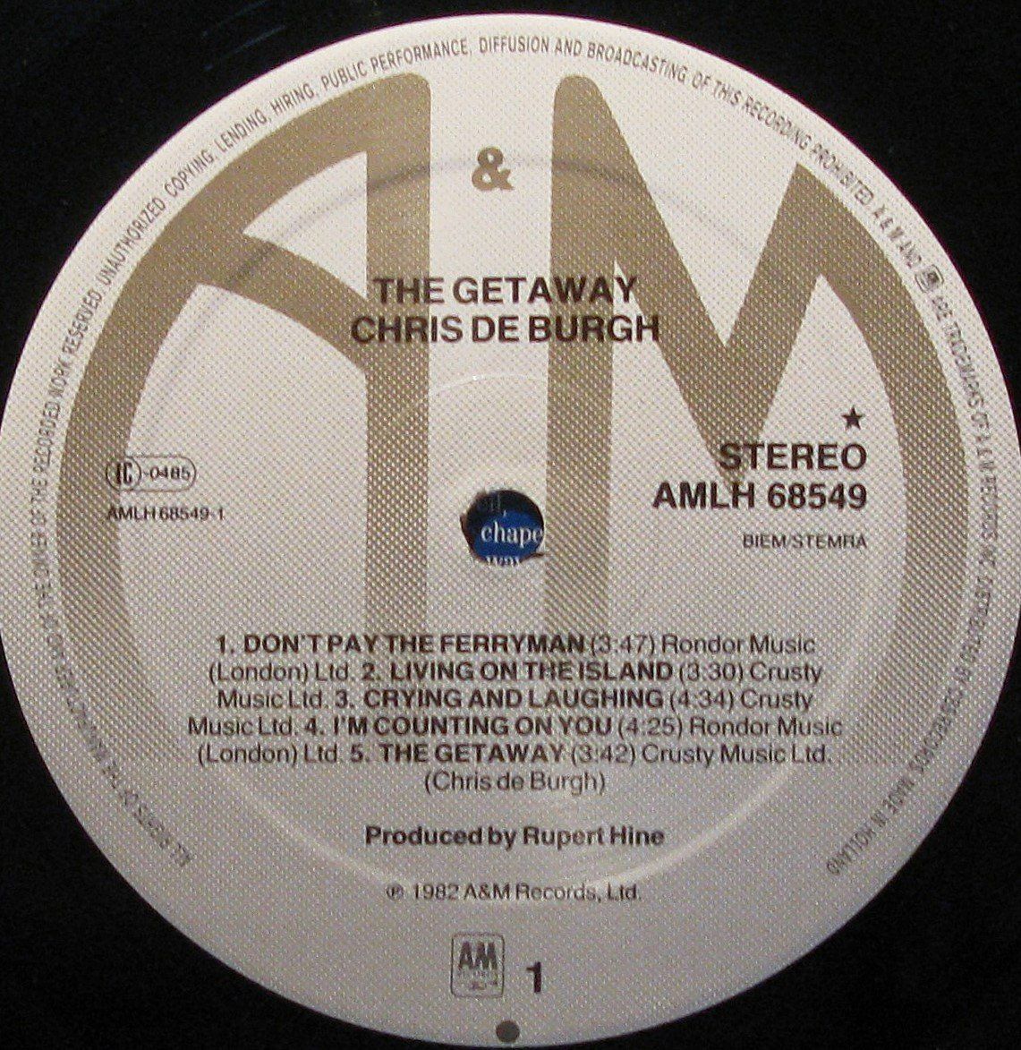 Schallplatten: CHRIS DE BURGH "The Getaway" LP in NEAR MINT – Gebraucht aus Monthey von Pingmub 3