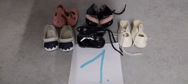 5Paar Puppenschuhe 