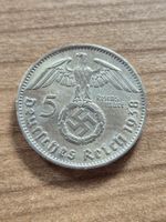 Historische 5 Reichsmark Münze 1938 J - ab Fr. 1.--!