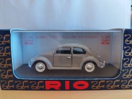 VW Volkswagen Käfer 1:43 RIO mausgrau Brezelkäfer