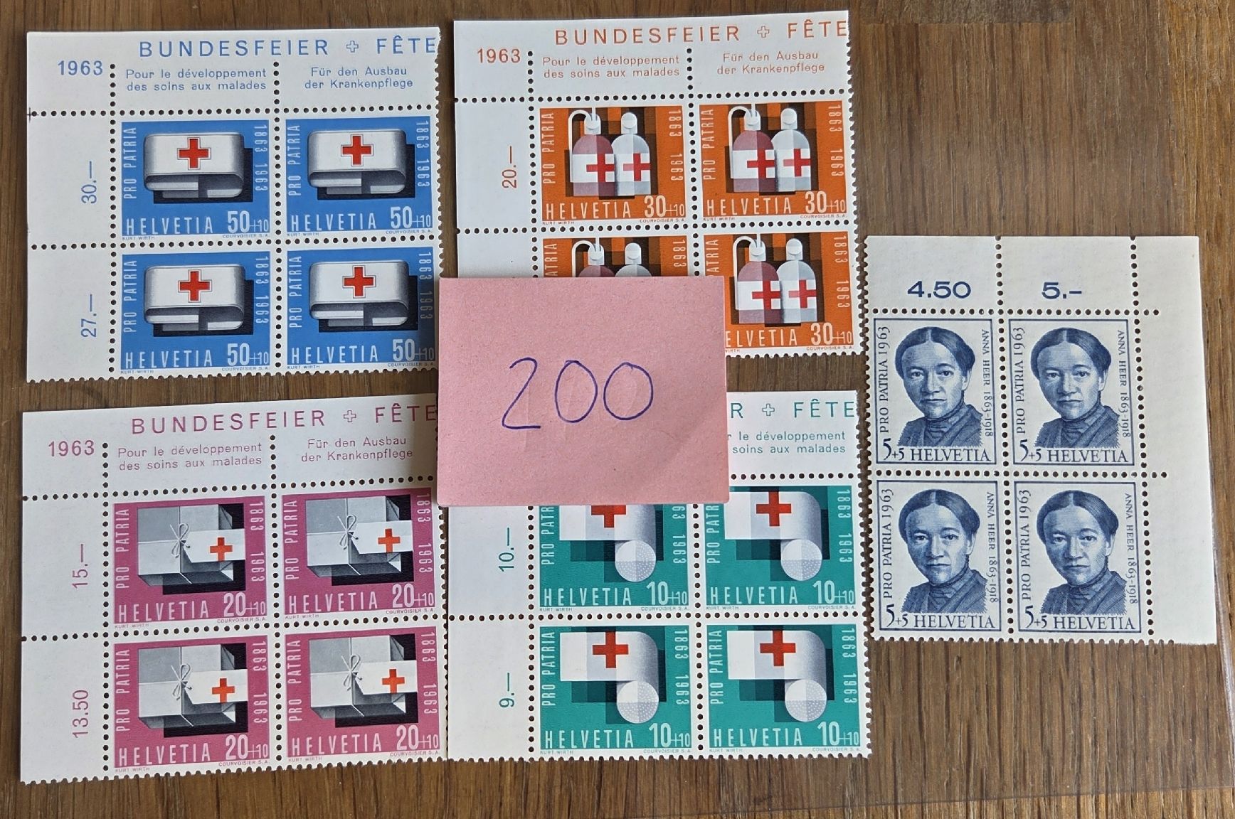 Tutti i francobolli: Alte Briefmarken, Postfrisch, Helvetia, Sammlung.. – Usato da Stans venduto da Ducati16