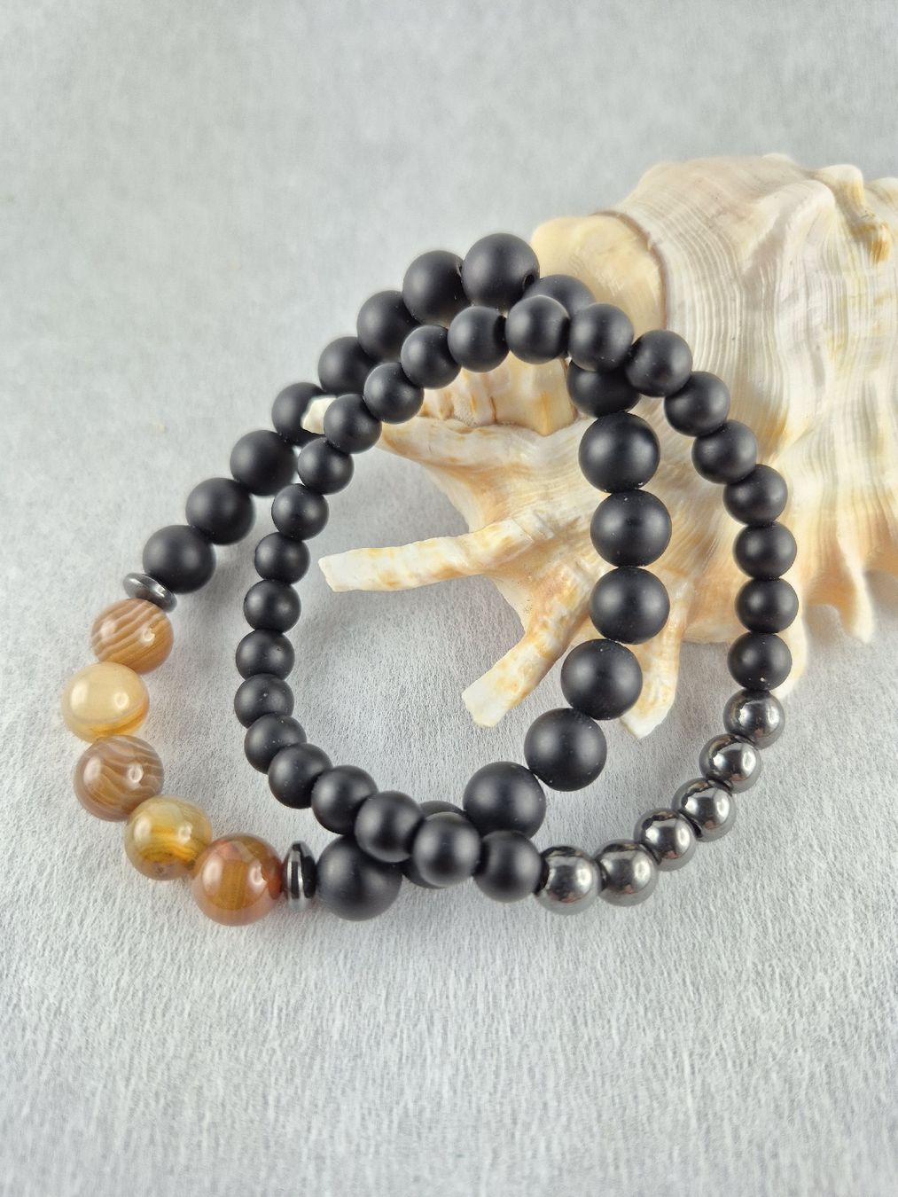 Bracciali & Braccialetti: Armbänder Set - Div. Natursteine, Neu – Nuovo e nell'imballaggio originale da Wädenswil venduto da Orso31 2