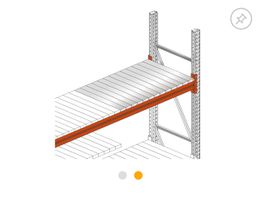 neue 22st Stahlpaneel f META Palettenregal MULTIPAL, 800 mm