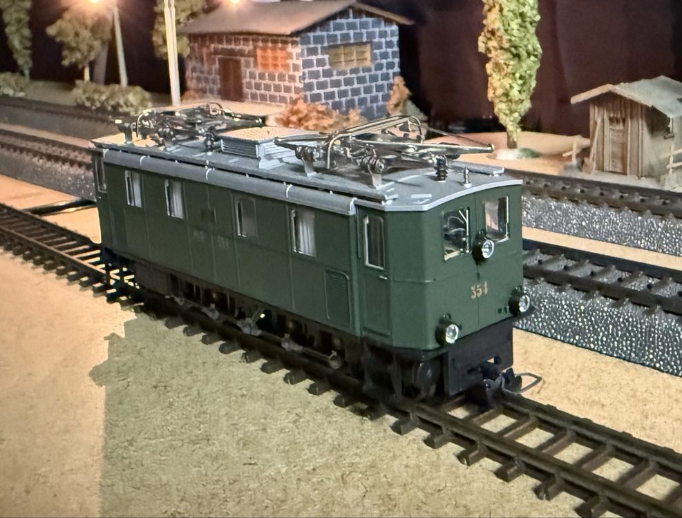 Bemo Modelleisenbahnen: Bemo 1291 104 RhB Ge 4/6  Stangenellok Nr. 354 – Gebraucht aus Bauma von Shotgunmann