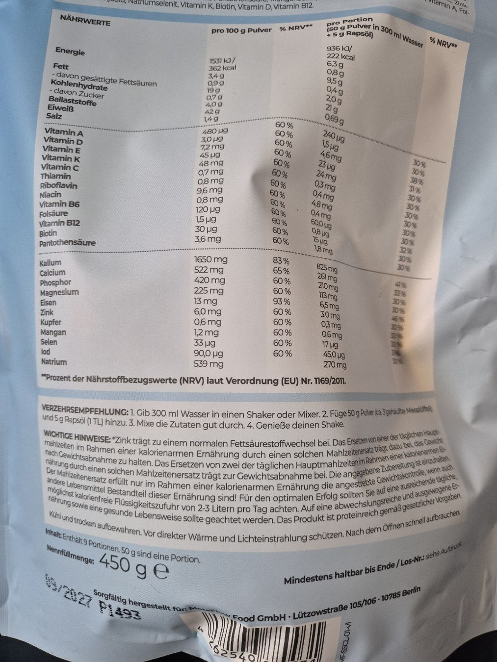 Aliments & Spécialités: Metaflow Stoffwechselshake Chai Latte 450g Neu – Neuf avec emballage d'origine à Wangen b. Olten par Dalistyle83 1