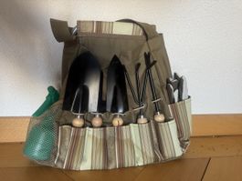 Garten-Set mit Klapphocker – Praktischer Gartenhelfer
