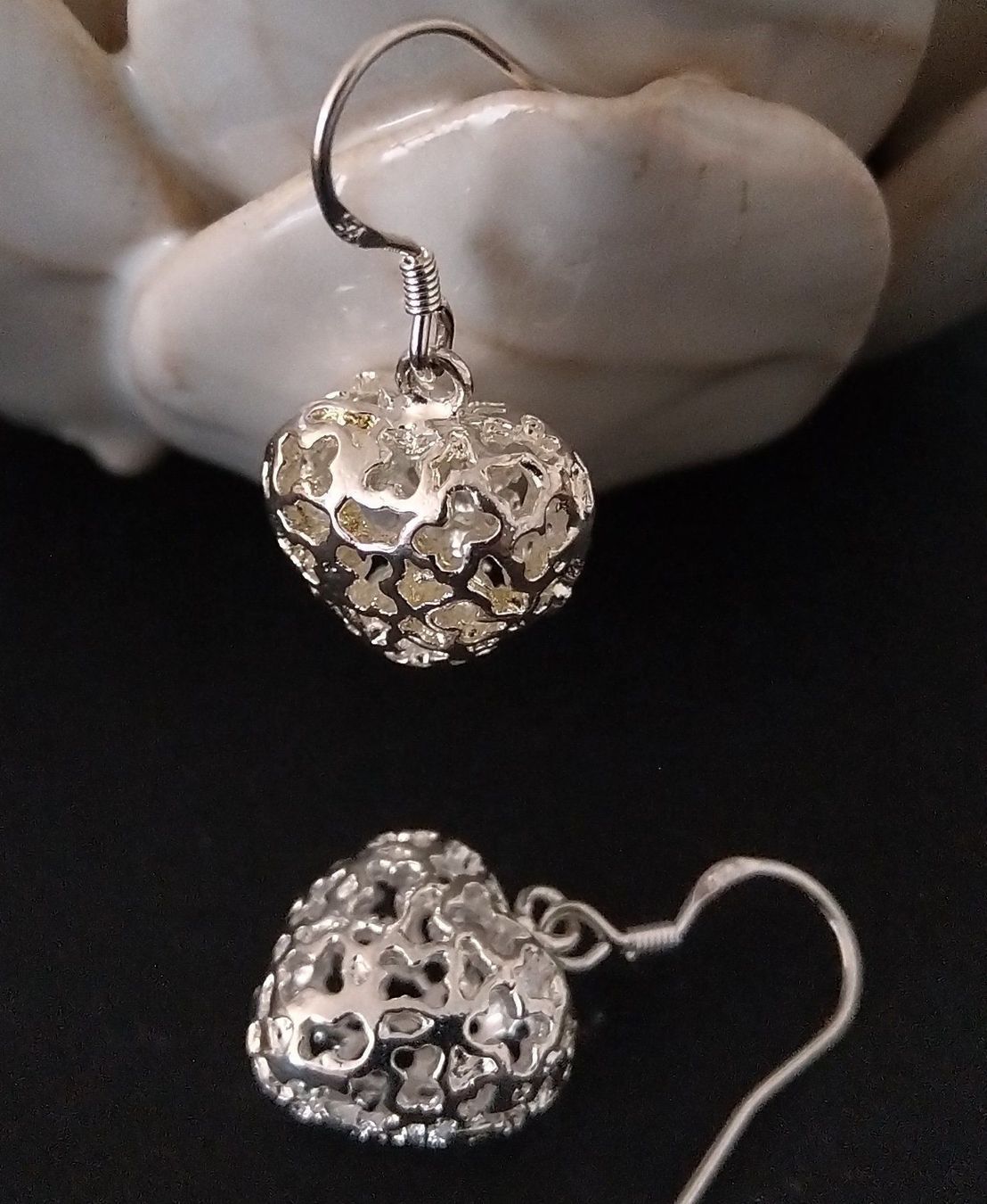 Ohrringe & -stecker: HERZ OHRRINGE IN 925 SILBER – Gebraucht aus Romanshorn von BoutiqueA 4