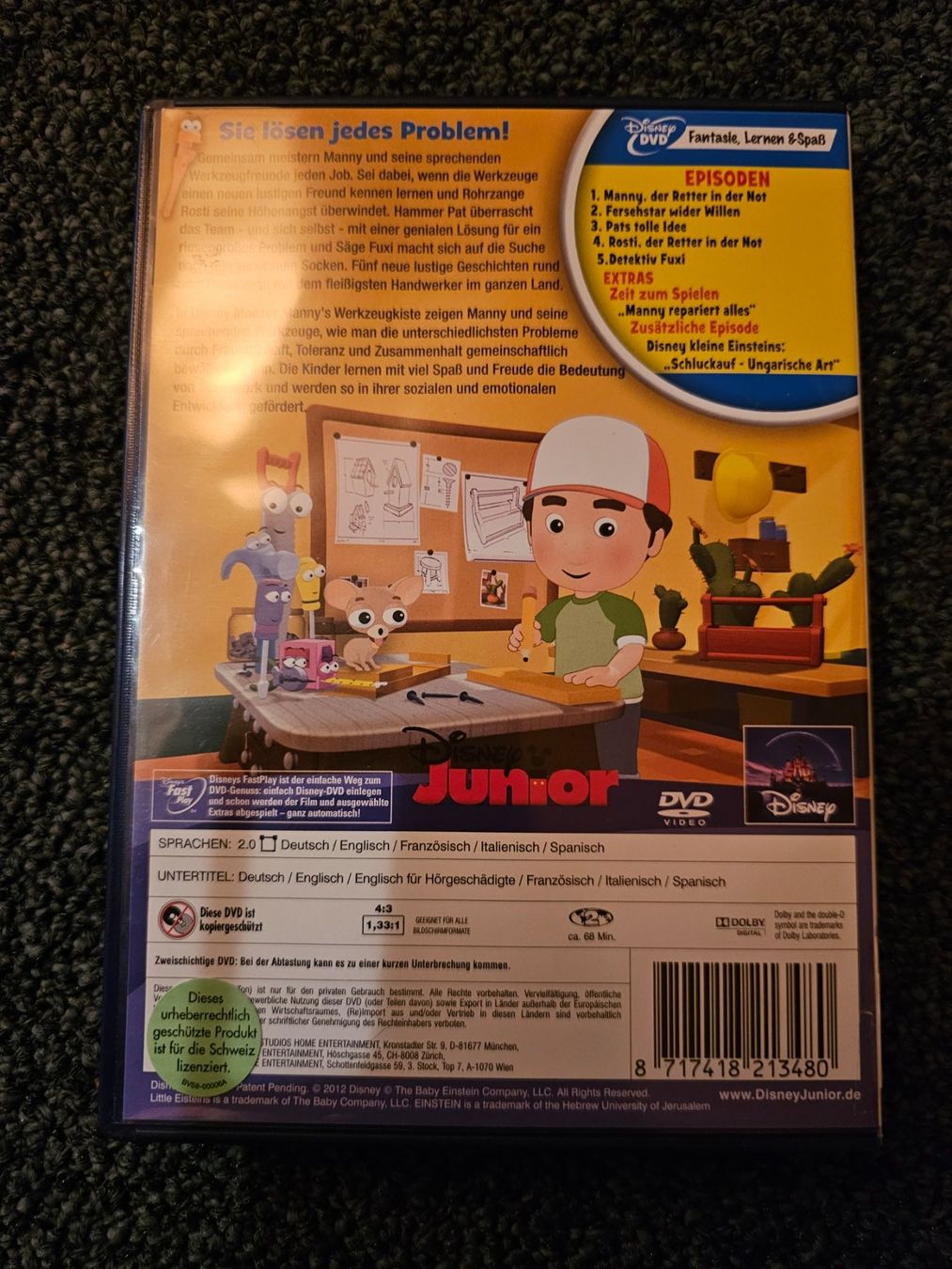 Tutti i DVDs: DISNEY JUNIOR MEISTER MANNYS(13556) – Usato da Ruswil venduto da M71 1