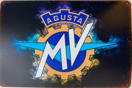 "MV Agusta" Blechschild  30 x 20 cm. Kostenfreie Zustellung!