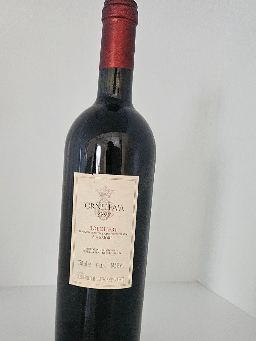Vino: Ornellaia 1999 – Nuovo e nell'imballaggio originale da winterthur venduto da Retoenbe 1