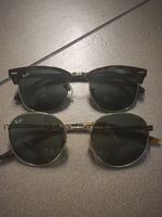 Lunettes de Soleil Ray-Ban Clubmaster Rondes Tortoise Doré