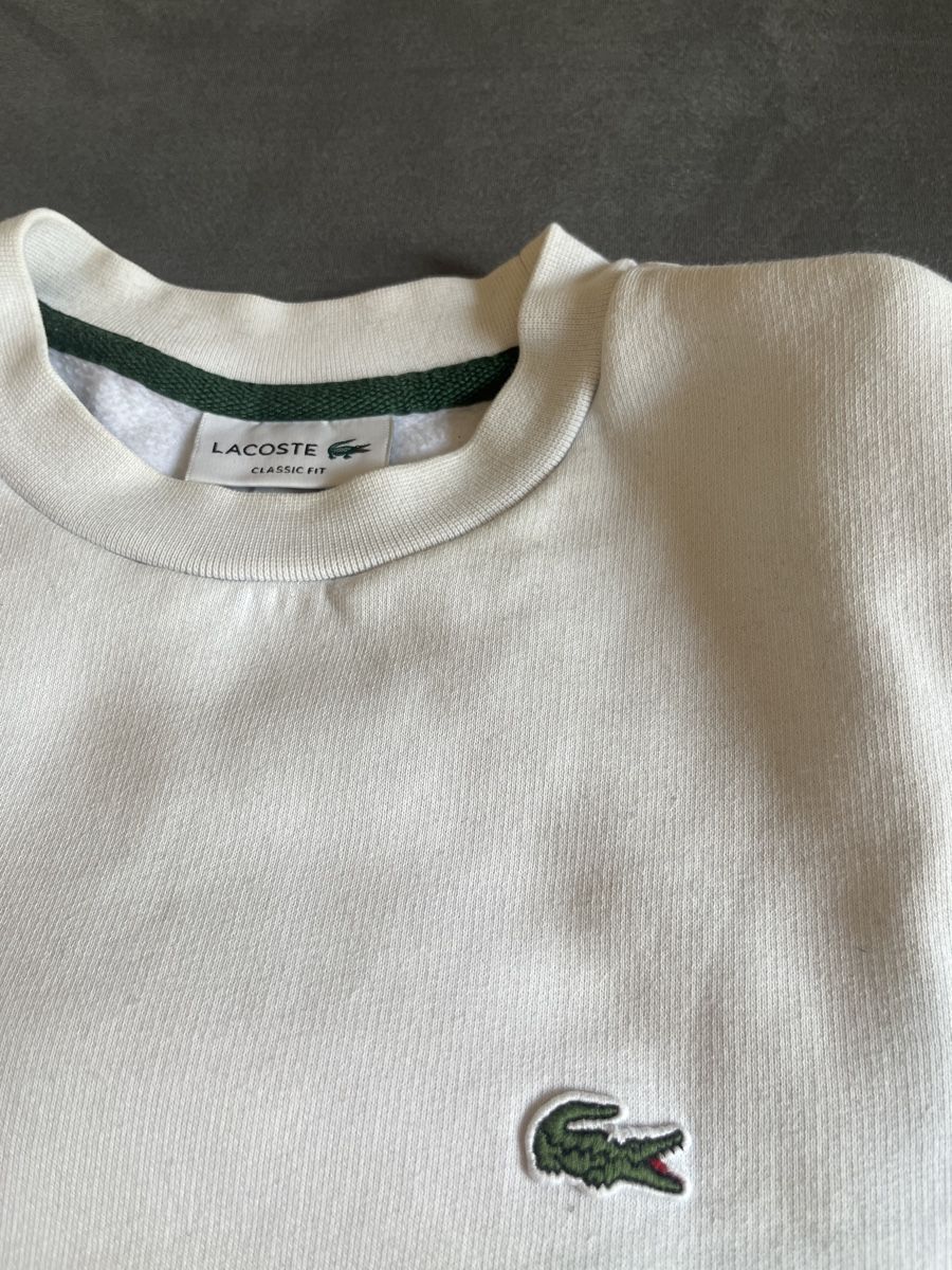 Lacoste Maglioni & Felpe: Originaler Lacoste Crewneck in Weiß – Nuovo (secondo la descrizione) da Zürich venduto da Orangejuice007 1