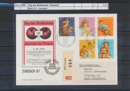 1987 Tag der Briefmarke "Zurzach", PJ - Frankatur