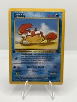 Pokemon Karte - Krabby Fossil Erste Editon DE