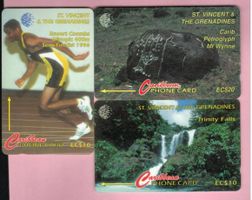 3 Telefonkarten St. Vincent & The Grenadines