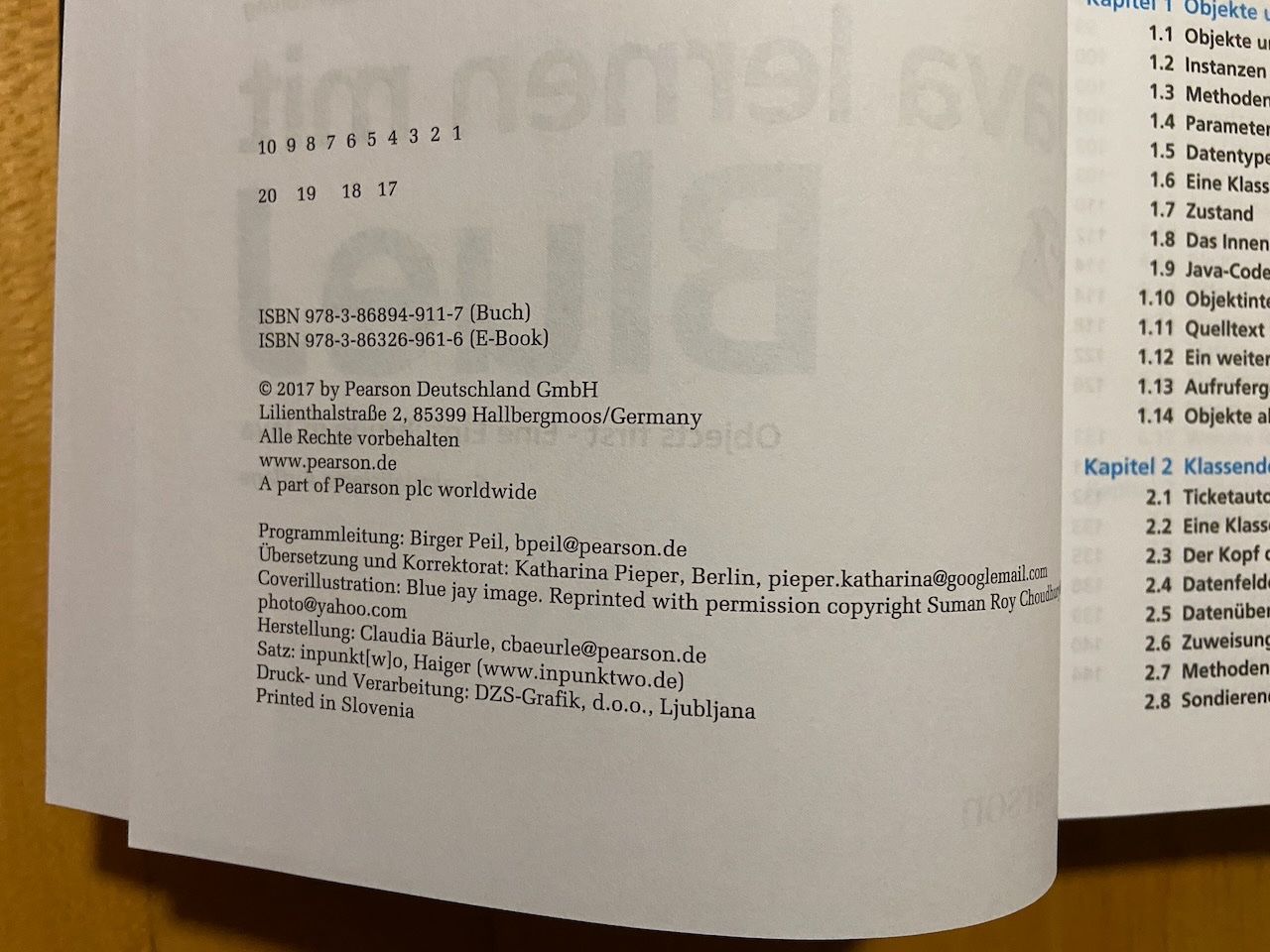 Livres: Buch Java lernen mit BlueJ – Neuf (Voir description) à Illnau par S_haesli 2