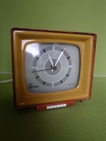 elektrische PHILIPS Uhr in Form eines Fernseher mit Licht